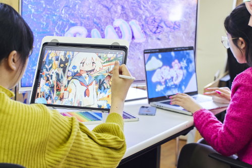 イラスト学科　モーションイラスト専攻