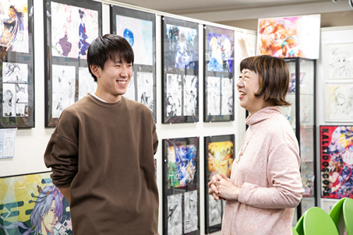 コミックイラスト・マンガ分野のプロ育成。在学中からプロデビューを目指す！