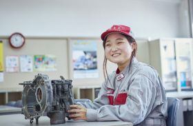 大阪府立川西明峰高等学校 内定先：株式会社ホンダドリームジャパン 山口 穂乃歌さん
