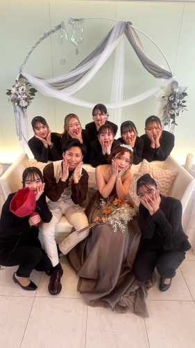 本物の結婚式場での披露宴実習