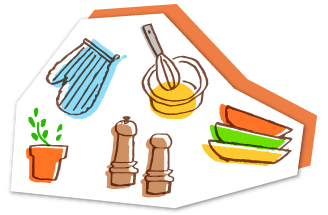 調理器具イラスト１