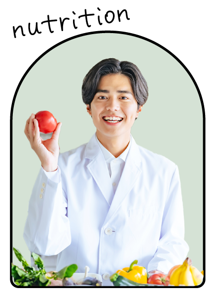 栄養を学ぶ学生イメージ画像